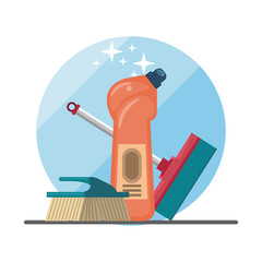 Cleaning products for home cartoons