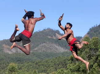 Kalaripayattu - Indian Martial Art in Kerala, South India