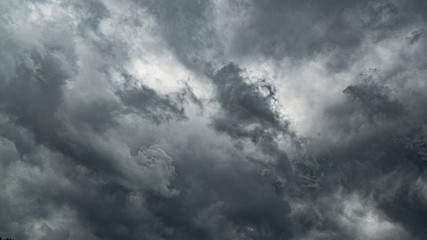 Obraz premium Stormy gray sky background grey clouds, graphic background