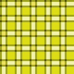 Bright lime green, simple tartan plaid pattern for fabric/textiles/garments