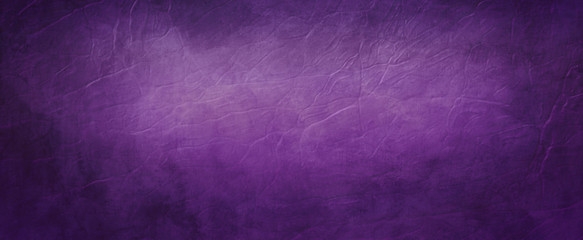 Dark purple background with old wrinkled grunge texture and elegant abstract black border design