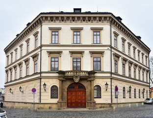 Fototapeta na wymiar historic building in Prague,capital city of Czech republic