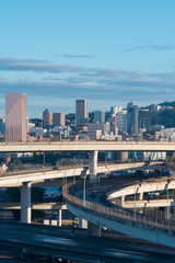 View of the city of Portland Oregon