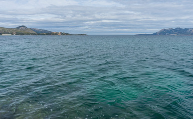 Mallorca, calm turquoise waters in the Mediterranean Sea, holiday scenes with a sense of calm