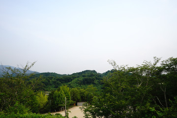 Obraz na płótnie Canvas Landscape of Chihaya Akasaka-mura