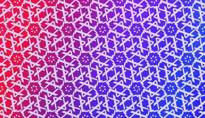 Vector Geometric Pattern with gradient backgroun. Triangles Curved Line. For Wallpaper, Presentation Background, Interior Design, Fashion Print