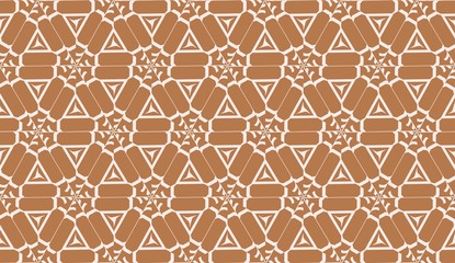 Vector Seamless pattern in geometric style. Triangles, lines. Modern elegant background. For your design.