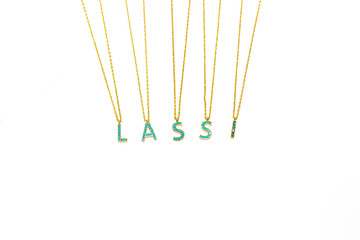 Alphabet Letter Initial Necklace