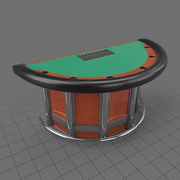 Blackjack table