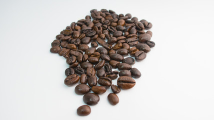coffee bean isolate on white background