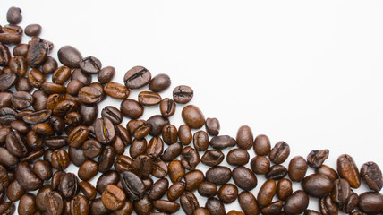 coffee bean isolate on white background