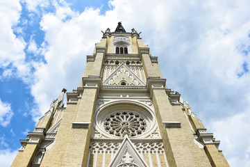 Fototapeta na wymiar Novi sad / Serbia - 06 05 2019: crkva imena Marijinog, Novi Sad Cathedral - The Name of Mary Church