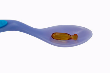 Vitamin D3 and K1 twist-off capsule