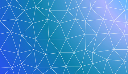 Fototapeta premium Colorful illustration in abstract triangles style with gradient. Modern pattern for a brand book. Vector illustration. Creative gradient color