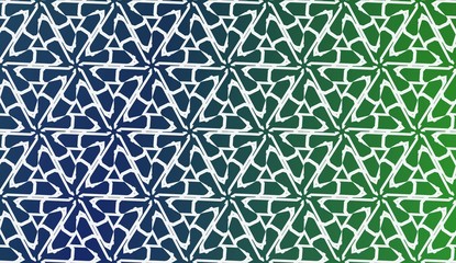 Template With Geometric Pattern. Vector Illustration. Triangles Style. Colorful Gradient Background