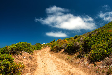 Sardegna, antico cammino minerario di Santa Barbara, Iglesias, Italia