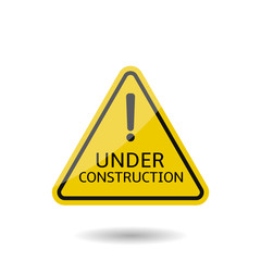 Under construction icon vector