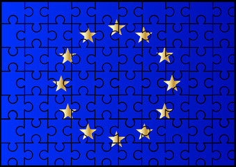 European Union Flag Jigsaw