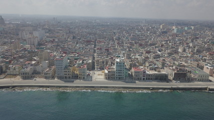 La habana, Cuba toma aerea drone