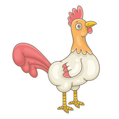 Cock. isolated on white background