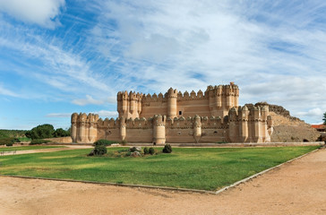 castle coca in spain