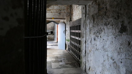 Fototapeta na wymiar Hurst Castle interior