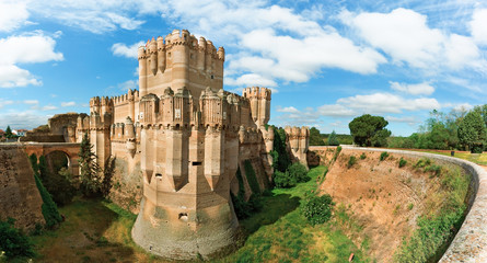 castle coca in spain