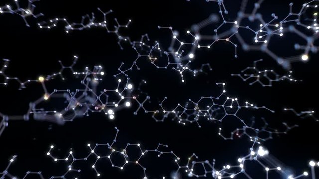 Molecular structure abstract background