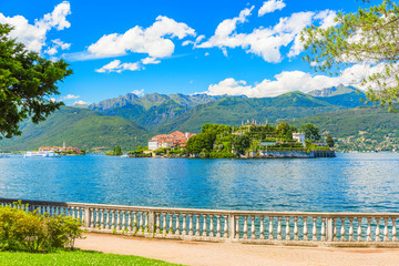 Lake Maggiore at Stresa, north Italy