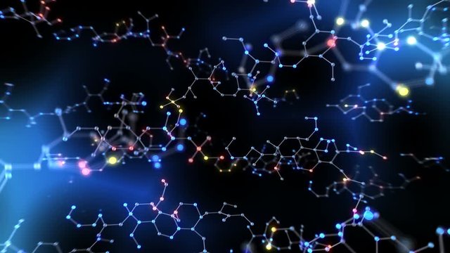 Molecular structure abstract background