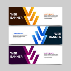 abstract vector banners.modern template design for web