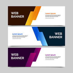 abstract vector banners.modern template design for web