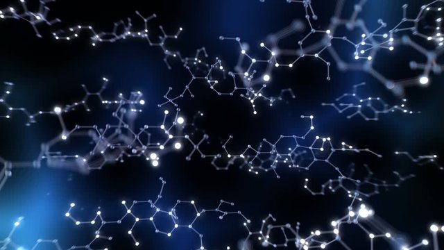 Molecular structure abstract background