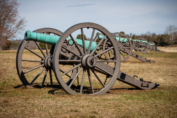 Cannons at Manassas Battlefield Park
