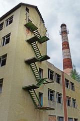 Obraz premium The old factory building