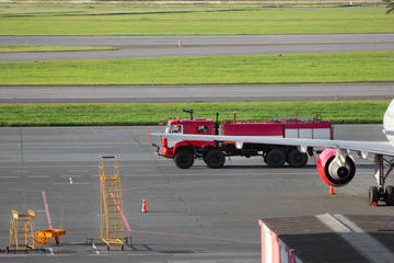 airport fire brigade truck services