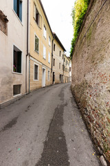 Fototapeta na wymiar The town of Bassano del Grappa in Italy