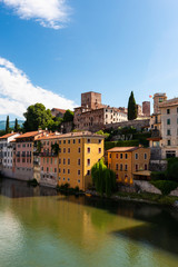 The town of Bassano del Grappa in italy