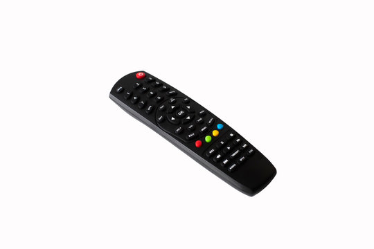 tv remote control isolated on white background
