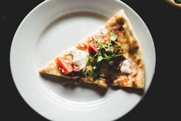 chicken with rice pizza