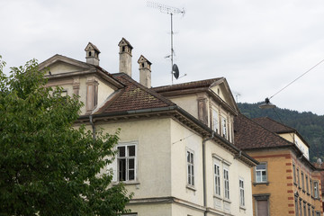 Historische Häuser in der Altstadt von Bregenz