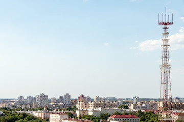 Minsk, Belarus, June 19, 2019 : Capital and venue of the second summer, sports, European games.