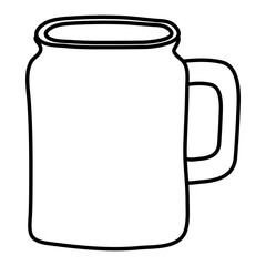 liquid jar glass container icon
