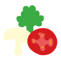 fresh tomato and vegetables healthy food