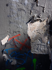 Old graffiti wall