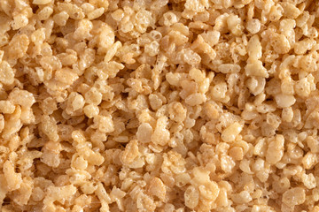 Sheet of Uncut Marshmallow Crispy Rice Cereal Treat Bars