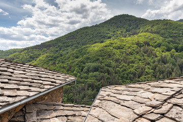 Kosovo Village with nineteenth century houses, Plovdiv Region, Bulgaria