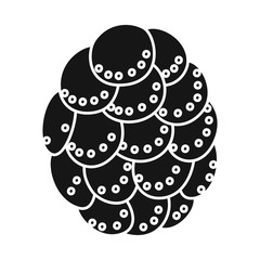 Vector design of egg and dragon sign. Set of egg and husk stock vector illustration.