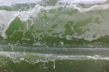 Inside an ocean wave