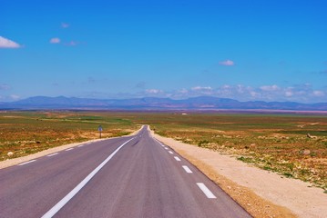 Routes d'algerie, Hauts plateaux